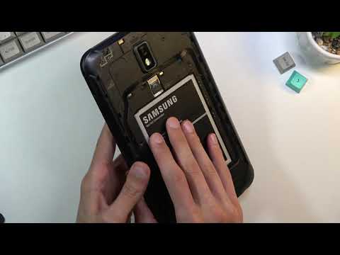 How to Insert SIM & SD Card Into SAMSUNG Galaxy Tab Active2 - Place SIM and Memory Card