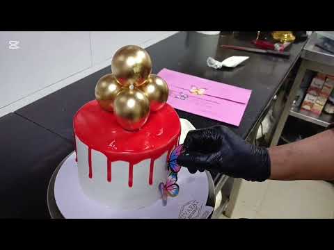 Glessing cake🍰#chocolatecake