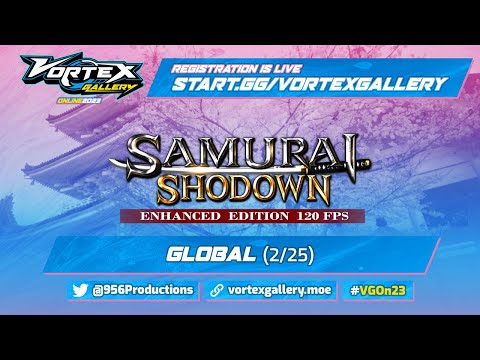 Vortex Gallery Online 2023 - Samurai Shodown (2019) X|S 120FPS Tournament Matches