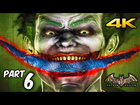 Batman: Return to Arkham Asylum Walkthrough - Part 6 - Gameplay in (4K) PS5