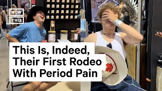 Period Pain Simulator Gets Tested on Cowboys &amp; Raises Awareness