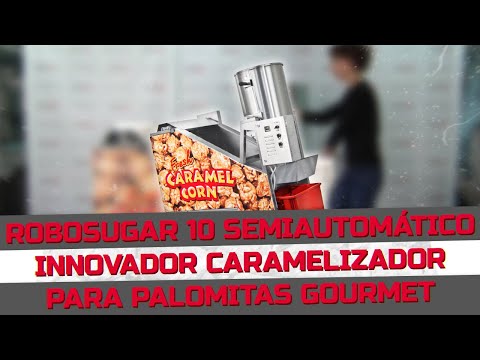 , title : 'RoboSugar 10 semiautomático: innovador caramelizador para palomitas gourmet'