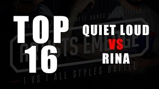 Artists Emerge Battles - Top 16 - Quiet Loud vs RIna