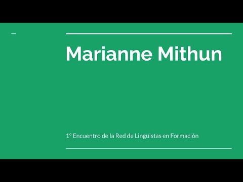 Marianne Mithun para RELIF