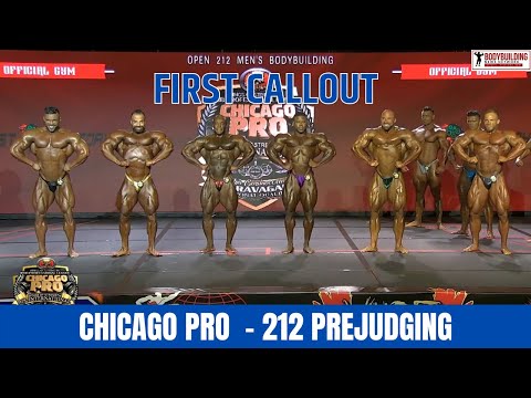 Chicago Pro 212 PREJUDGING First Callout  - Bodybuilding TODAY Ep#13