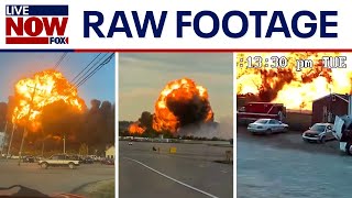 Louisville plane crash: Raw footage captures moment UPS cargo flight crashes after takeoff