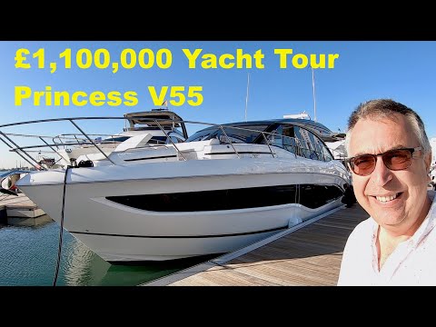 £1,100,000 Yacht Tour : Princess V55