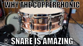 Video thumbnail for Ludwig 5X14 Copperphonic Snare LC660 by Nick Costa