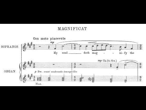Herbert Howells - Magnificat (Gloucester Service) (score video)
