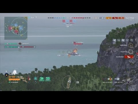 My First 300K Damage Game . World of Warships Legends