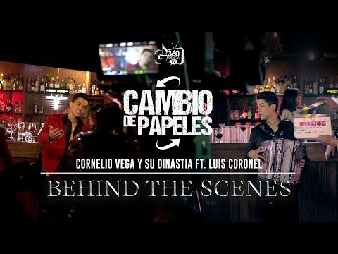 Cornelio Vega y Su Dinastia "Cambio De Papeles" feat. Luis Coronel (Detras de Camaras)