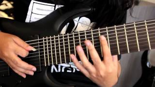 Video thumbnail for Legator Ninja 300 Pro 9-String test by Peace (7-String Thailand Group) by MuzicCraft
