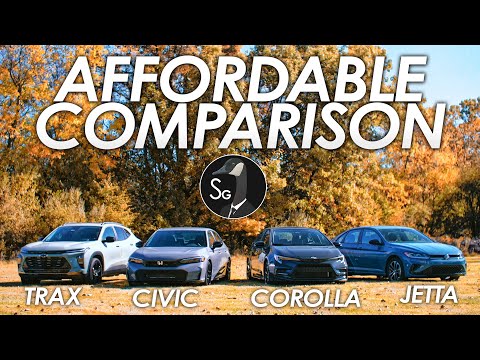 Honda Civic vs Toyota Corolla vs VW Jetta vs Chevy Trax | Affordable Car Comparison