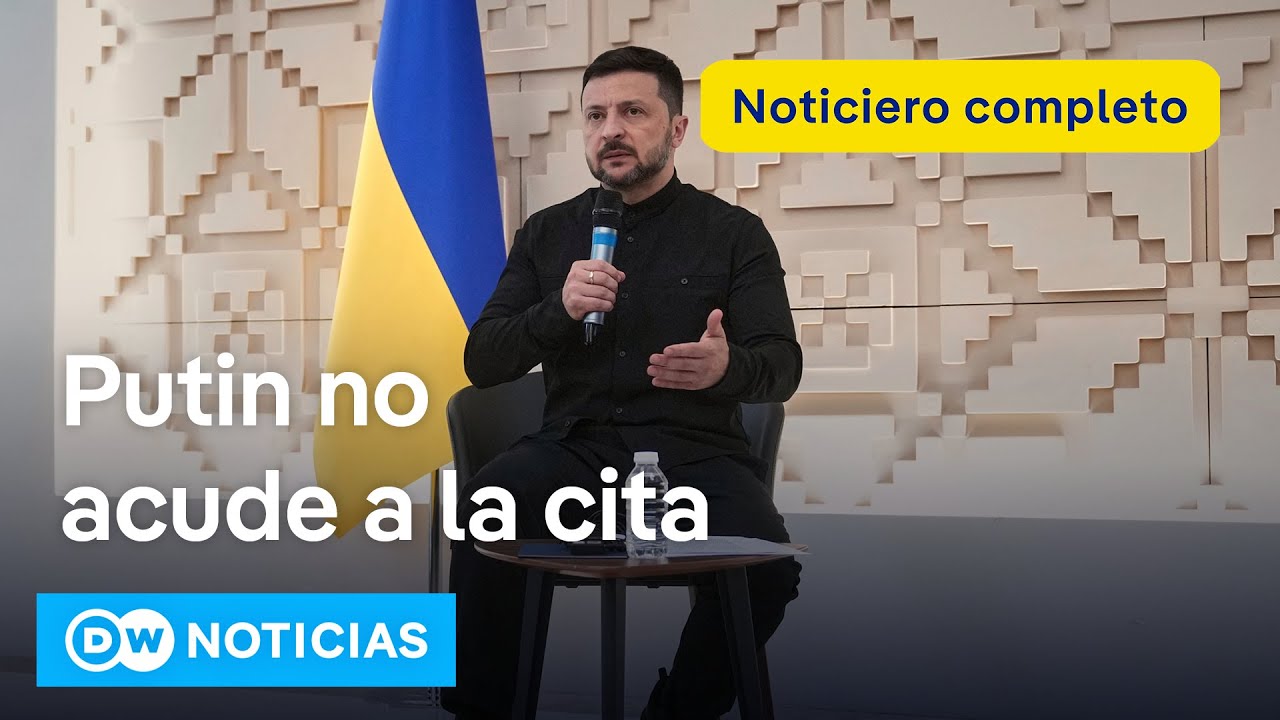 🔴 DW Noticias del 15 de mayo: Zelenski viaja a Turquía para negociaciones, pero Putin no se presenta
