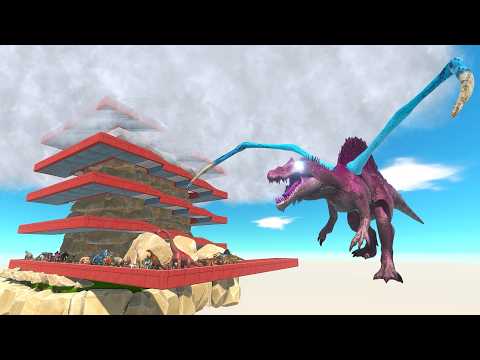 ESCAPE FROM ALIEN SPINOSAURUS #11 - Animal Revolt Battle Simulator - ARBS