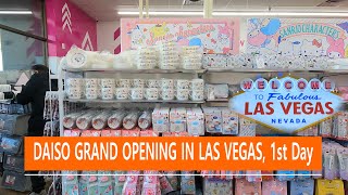 DAISO Grand Opening, Whole Store Tour, Huge Long Lines, in Las Vegas, DAISO美國拉斯維加斯第一家大創