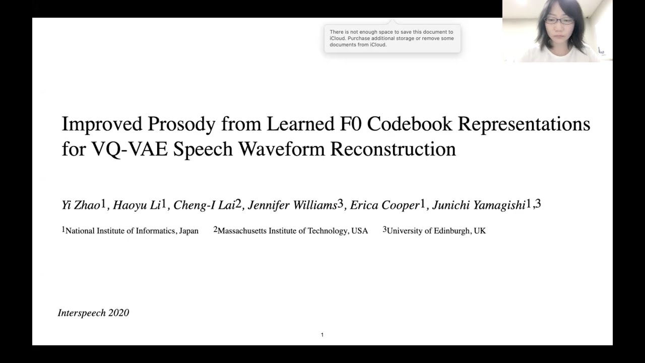 Improved Prosody from Learned F0 Codebook Representations for VQ-VAE Speech Waveform Reconstruction
