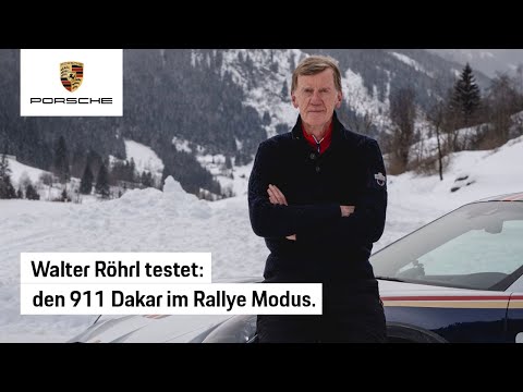 Der 911 Dakar Rallye Modus im Walter-Röhrl-Test