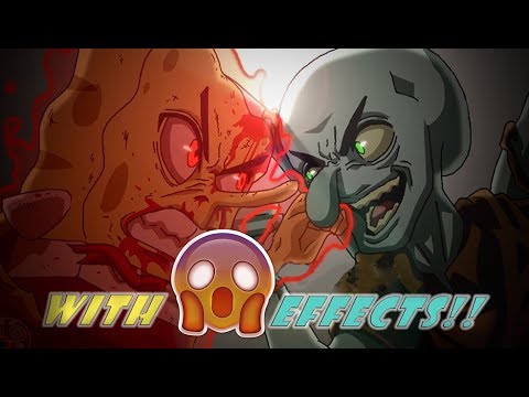 SpongeBob Anime Opening 2 + SOUND EFFECTS ( English Version )