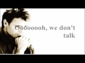 Cliff Richard We Don T Talk Anymore Lyrics On Video HQ Sound