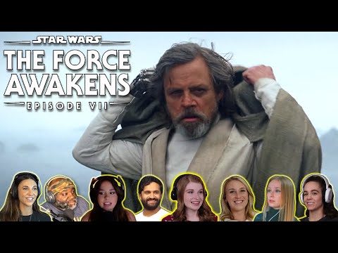 Reactors Reacting to REY FINDING LUKE SKYWALKER | Star Wars: The Force Awakens (2015)