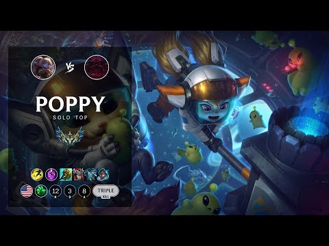 Poppy Top vs Ornn - NA Challenger Patch 12.16