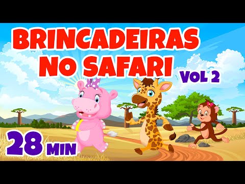 Brincadeiras no Safari vol 2 - Giramille 28 min | Desenho Animado Musical