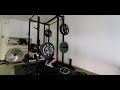 ホームジムが完成！半年ぶりのベンチプレス！