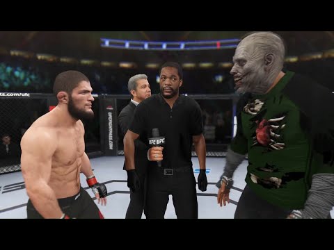 UFC 4 - Khabib vs. Green Zombie - Champion Fights ☝️🦅
