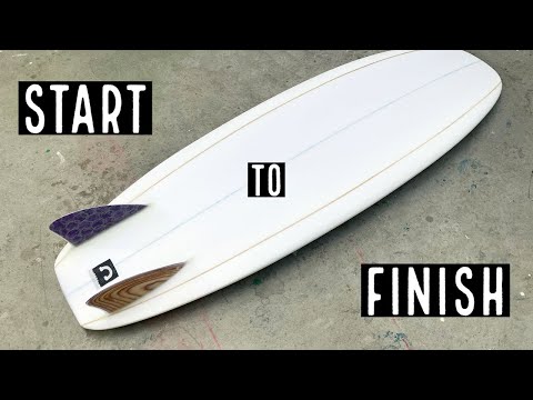 The ULTIMATE summer board - Mini Simmons - Start to Finish build - Including FINS