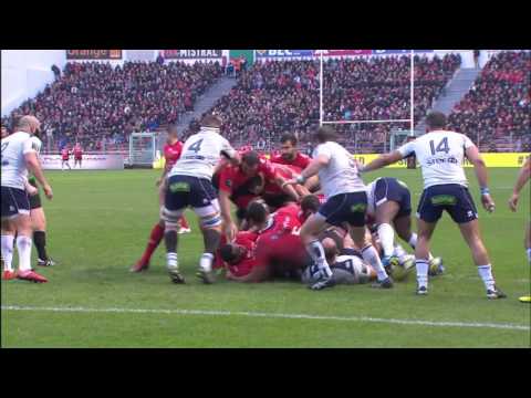 TOP 14 - Toulon-Agen: 53-23 - Essai Juan Martin Fernandez Lobbe (TLN) - J10 - Saison 2014/2015