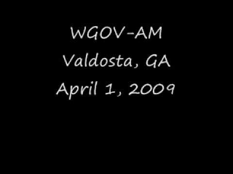 WGOV AM Valdosta, GA April 1, 2009