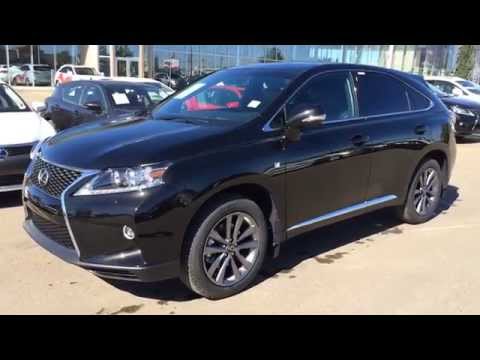 New Black 2015 Lexus RX 350 AWD 4dr - F Sport Package Review - Alberta