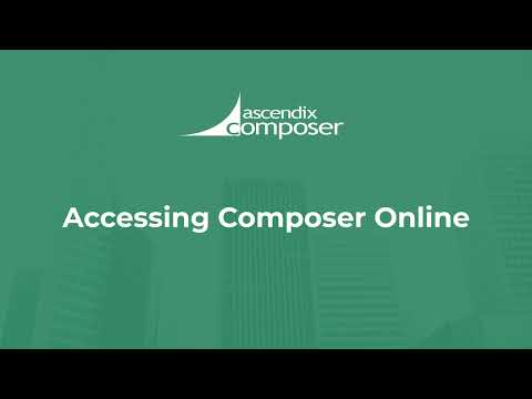 Accessing Ascendix Composer