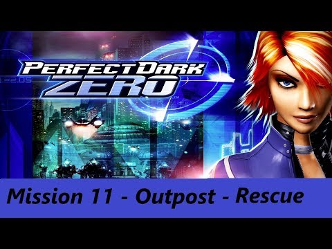 Perfect Dark Zero - Secret Agent - Mission 11- Outpost - Rescue - 12