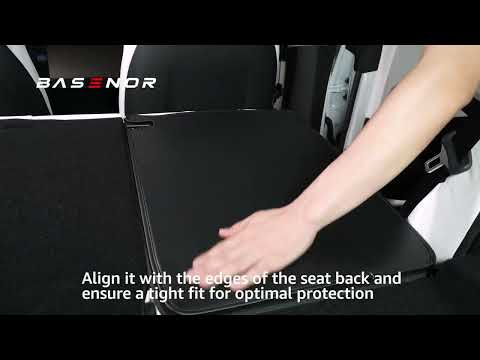 Model 3 Rear Seat Back Cover Black
