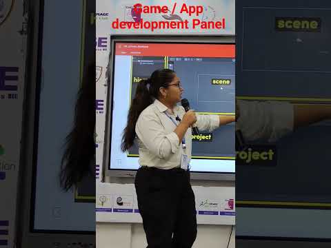 Student explaining about a Platform which can be used for Game/App Development #bcacollege #bestbca