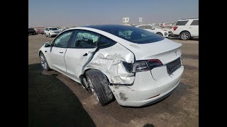 2021 TESL MODEL 3  LRW3E7EK2MC299302 SIDE DAMAGED