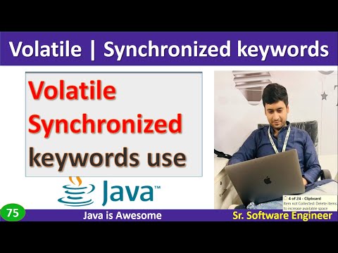 Volatile Synchronized Keyboard Difference With Example In Java