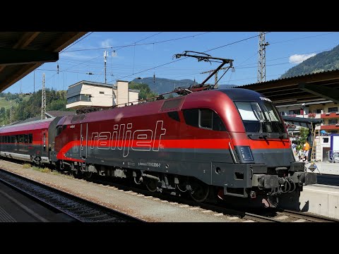 Trains in Schwarzach-St. Veit: Gateway to the Tauern Railway