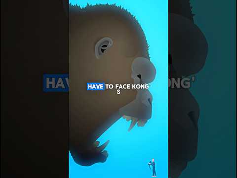 Meeting KONG! #godzilla #kong #kingkong #monsterverse #kaiju