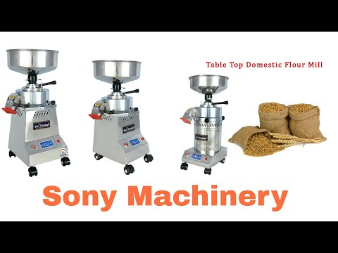 Stainless steel domestic flour mill