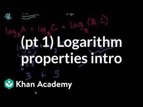 Introduction to Logarithm Properties
