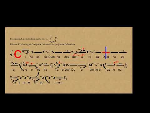 Prochimen Cine este Dumnezeu, glas 7