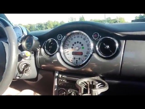 test drive the mini cooper S after supercharger pulley swap