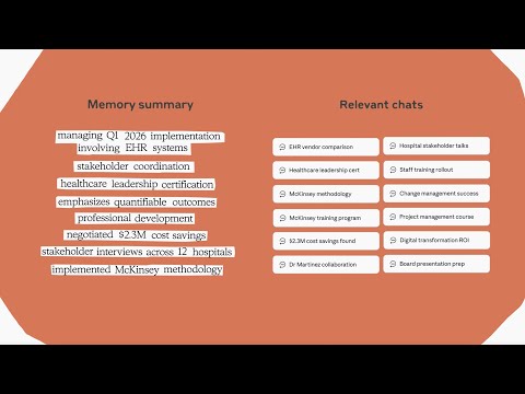 Claude now has memory