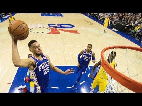 BEN SIMMONS GOES CRAZY TRIPLE DOUBLE VS LAKERS (12p 13A 15r )