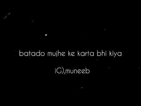 02.Tasweer-Taimour Baig ft.Jeemsejaffer Black screen status