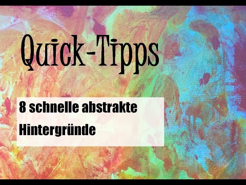 Quick Tips No. 16: 8 quick and abstract backgrounds