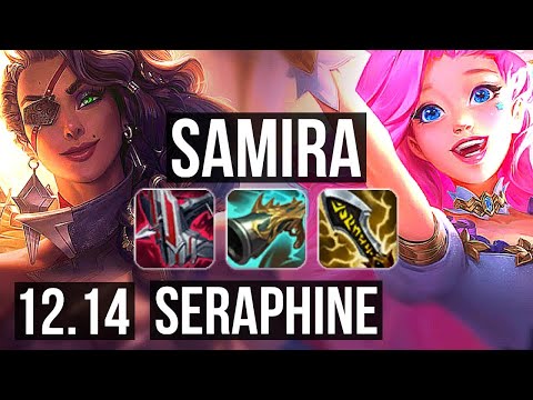 SAMIRA & Nautilus vs SERAPHINE & Karma (ADC) | Penta, Legendary, 21/2/2 | NA Challenger | 12.14